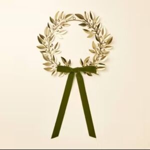 Hearth & Hamd with Magnolia 17.5" Brass Metal Wreath